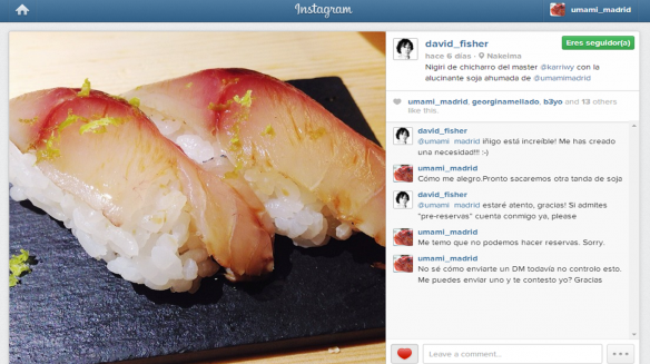 nakeima david fisher nigiri chicharro